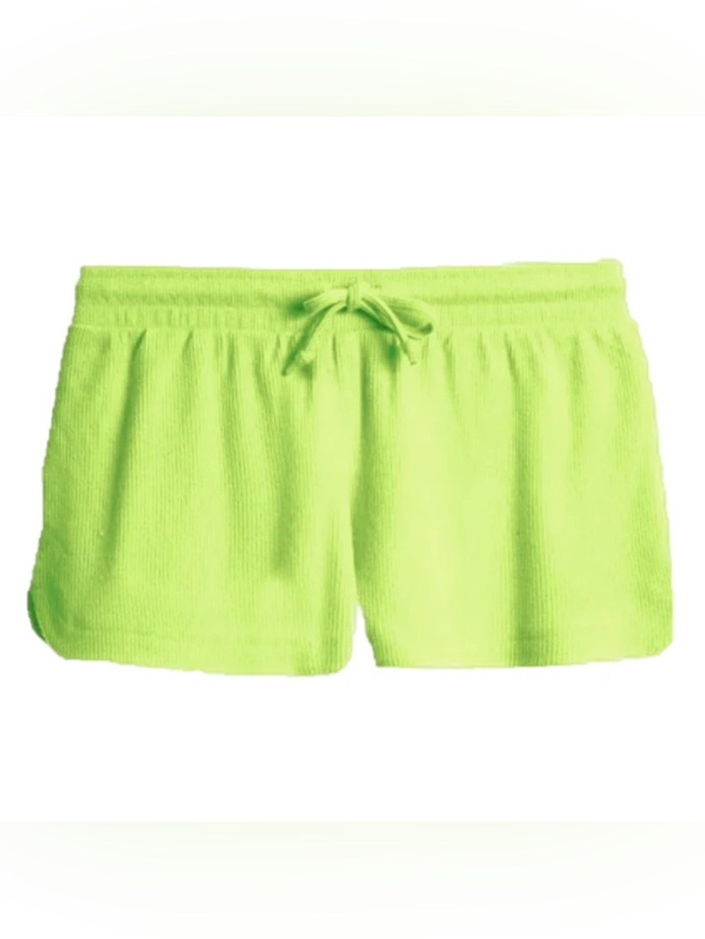 WAFFLE SHORTS - LIME